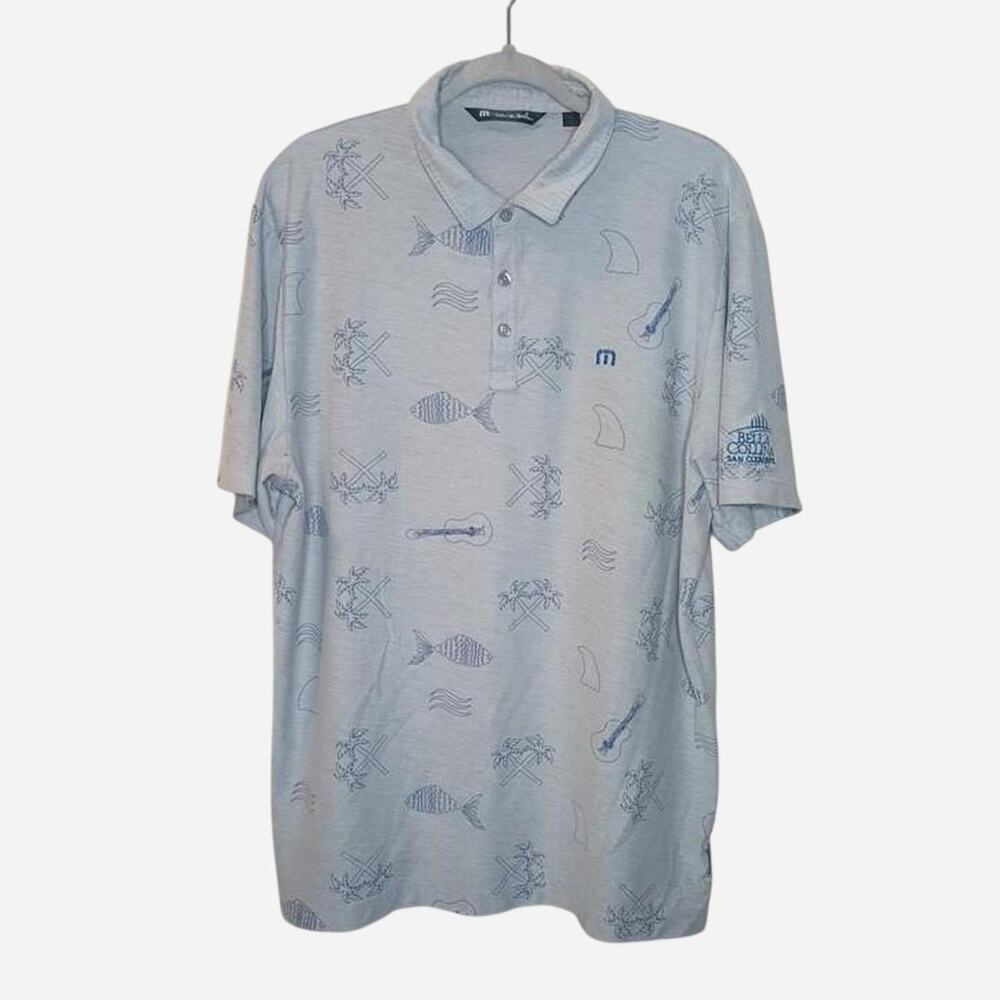 Travis Mathew Golf Polo Shirt size XL